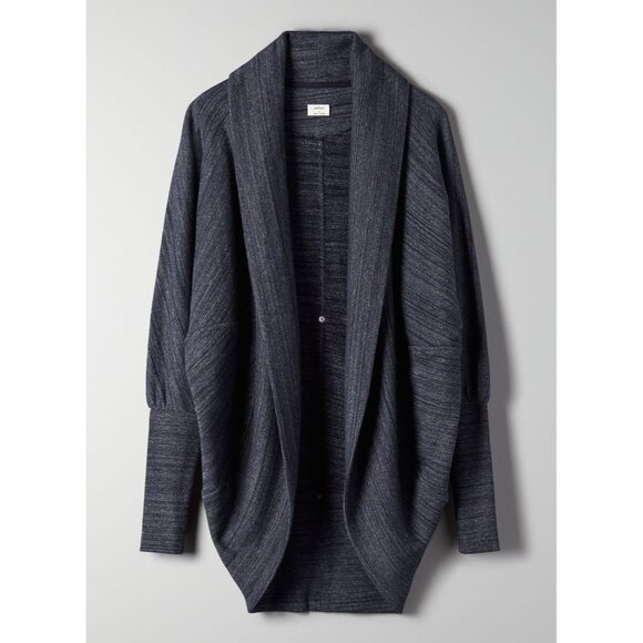 ARITZIA Wilfred Diderot Cocoon Oversized Open Cardigan in Heather Grey size S - Picture 6 of 10